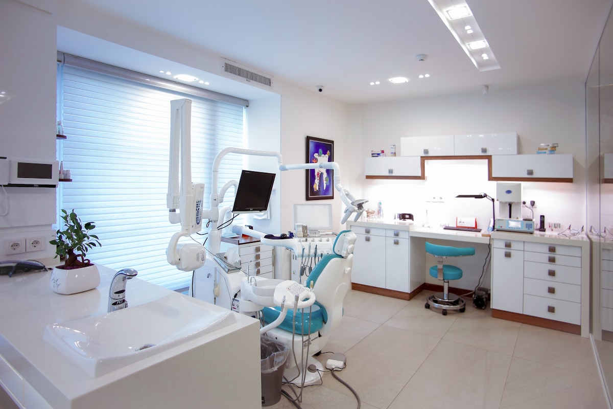 A bright, calm treatment room at BrightSmile Dental